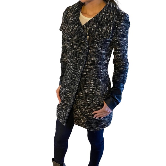 Women’s Only tweed professional  Pea Coat jacket Sz XS - Picture 1 of 14